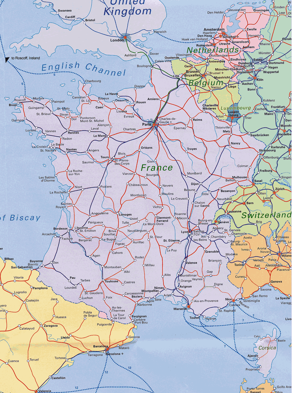 france train map